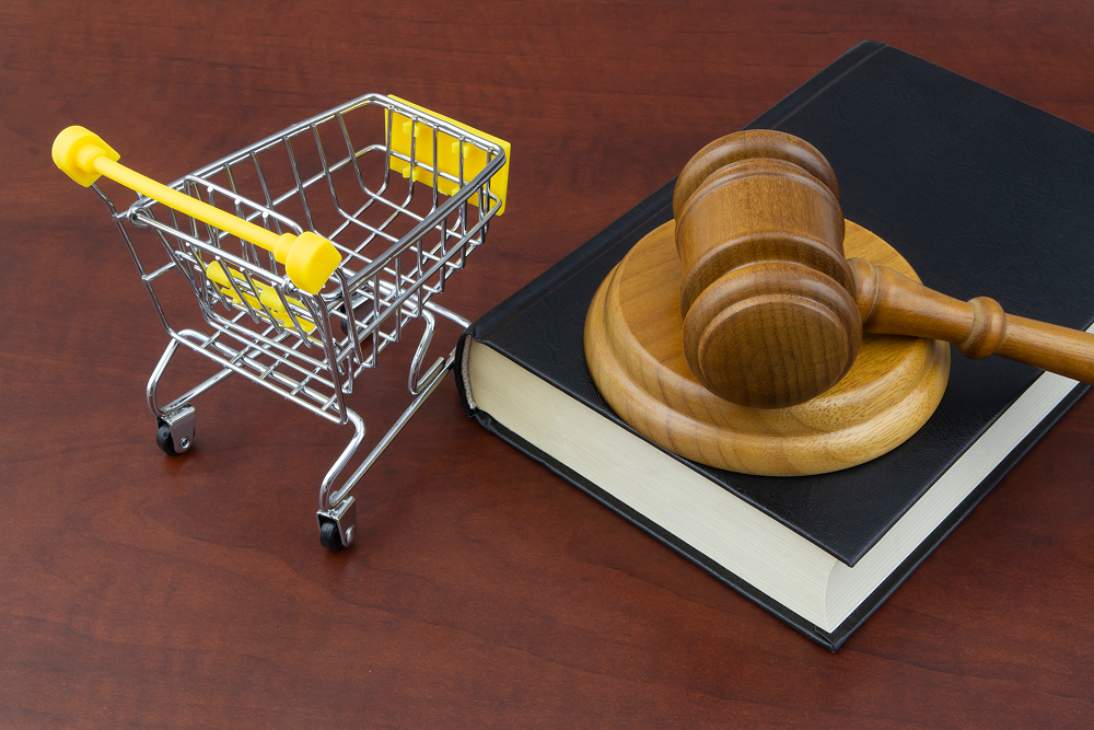 carrinho de compras e direito